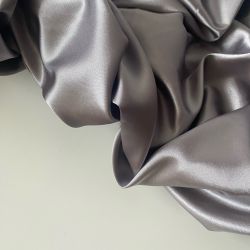 Атлас стрейч серебро темное 17