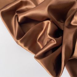 Атлас стрейч шоколад 20