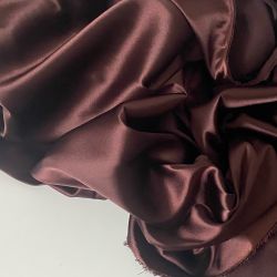 Атлас стрейч шоколад 21 