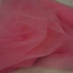 Фатин мягкий розовый