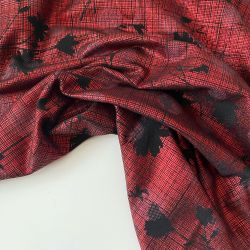 Голограмма бургунди цветы 