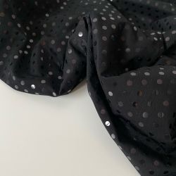 Голограмма черный мелкий горох 