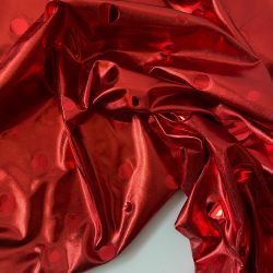 Голограмма горох красные 