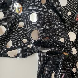 Голограмма горох серебро 