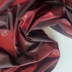 Голограмма красный мелкий горох 