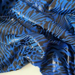 Голограмма зебра синий