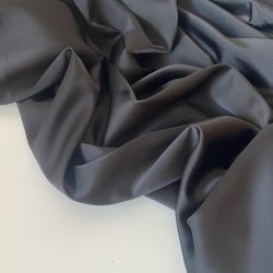 Матовый атлас стрейч Кора черный 