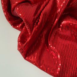 Пайетки на масле красный 