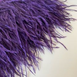 Перья на ленте фиолетовый 